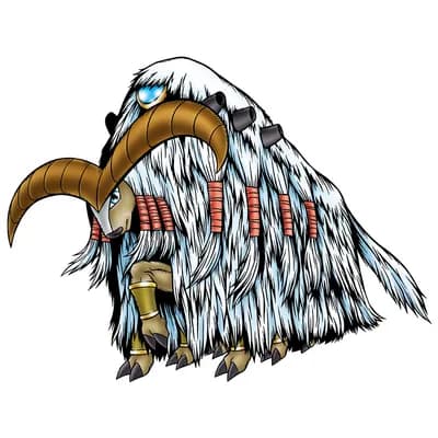 Ancient Megatheriumon portrait