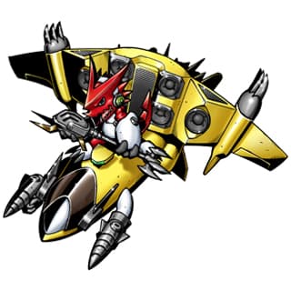 Shoutmon (Jet Sparrow) portrait