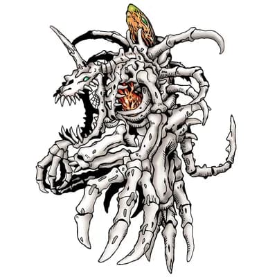 Skull Greymon portrait
